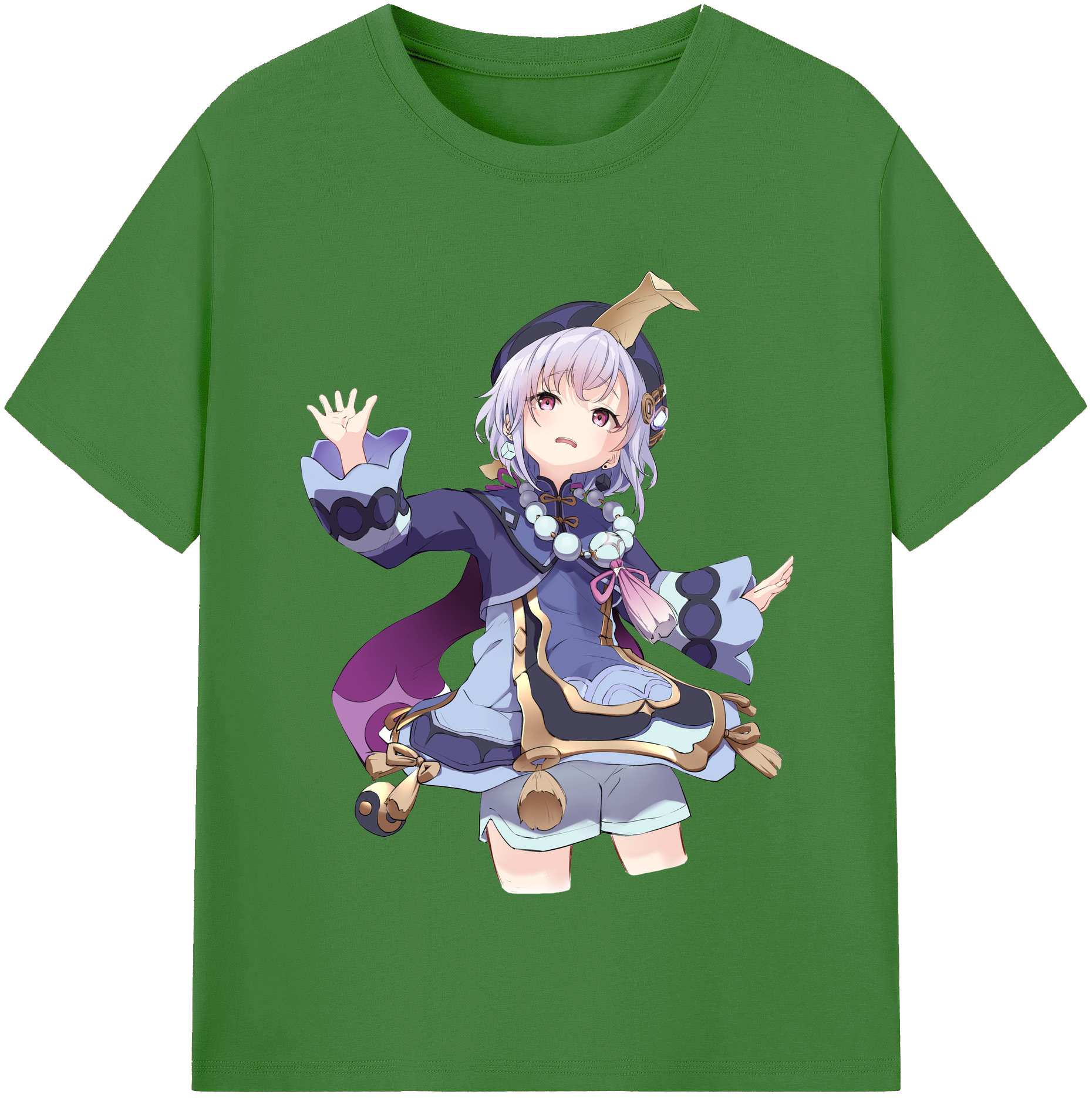 げんし神 七七 なな  genshin Nana レディースカジュアルプリントTシャツ（綿100％）